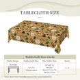 thumbnail image 6 of XMXT Polyester Rectangle Tablecloth, Christmas Decoration Print Waterproof Table Cloth Home Dinner Decor Table Cover for Holiday Party, 54 x 72 inches, 6 of 9