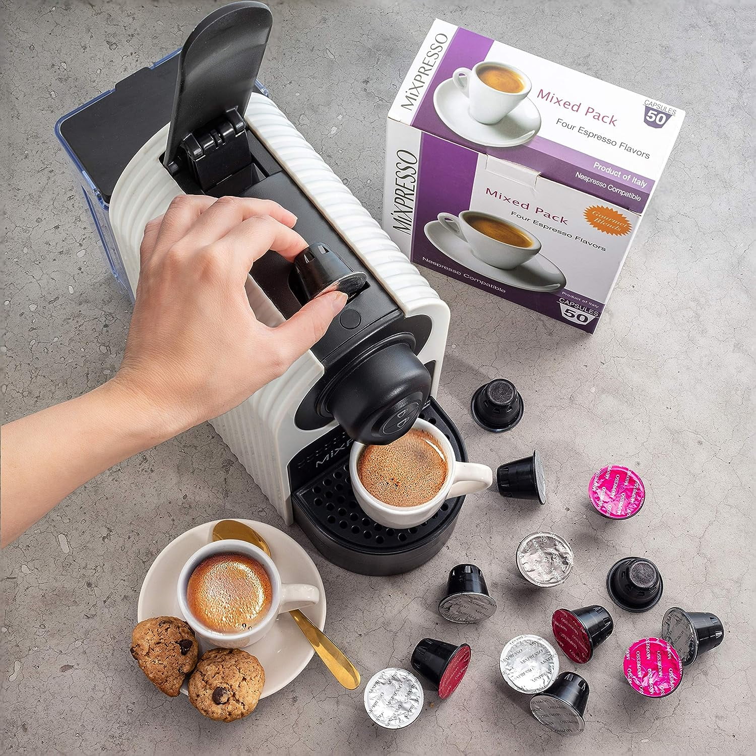 デンタル ネスプレッソホワイト Free Shipping! Mixpresso Espresso Machine for Nespresso