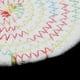 thumbnail image 4 of Mantel Individual DYNWAVEMX Mantel redondo trenzado algodón Multicolor, 4 of 8