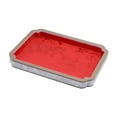thumbnail image 3 of Milageto Wooden Velvet Jewelry Tray Decorative Display Tray for Chains Bracelet Watch Red, 3 of 8