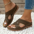 thumbnail image 2 of DAFEI Sandales de Plage Sandales pour Femmes Sandales de Plage pour Dames Chaussures Compensées d'Été Pantoufles pour Femmes Sandales Bohèmes Chaussures Mode, 2 of 5