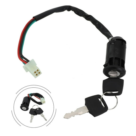 Ignition Switch Quad 4 Pin 4 Wire Ignition Starter Switch For Motorcycle Parts