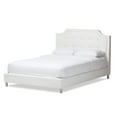 thumbnail image 3 of Baxton Studio Carlotta Modern Bed with Upholstered Headboard , Multiple Sizes, Multiple Colors, 3 of 7