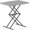 Grey, variant on Small Folding Table Quick Adjust 3 Heights, TV Tray, Dining