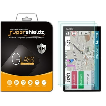 [2-Pack] Supershieldz for Garmin DriveSmart 65 / DriveSmart 61 /Drivesmart 71 / Drivesmart 76 Tempered Glass Screen Protector, Anti-Scratch, Anti-Fingerprint, Bubble Free
