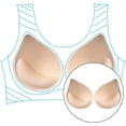 thumbnail image 3 of par de discos absorbentes de lactancia engrosados - color piel, 3 of 8
