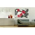 thumbnail image 2 of Tiptophomedecor Stretched Canvas Floral Art - War Paint - Stretched & Framed Ready To Hang Art, 2 of 3