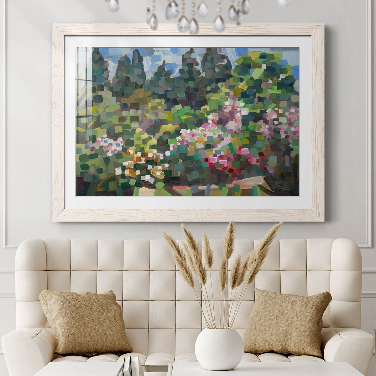 Arboretum in Spring-Premium Framed Print - Ready to Hang