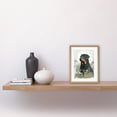 thumbnail image 2 of Rottweiler Dog Sitting in Flower Field Modern Watercolour Illustration Artwork Framed Wall Art Print 9X7 Inch, 2 of 5
