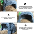 thumbnail image 4 of Shisuyan 1Pc Reptile Hiding Cave Landscape Cave Adornment Decorative Hideout Random Color, 4 of 8