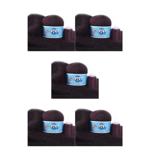 Cárdigan de hilo de tejer cálido Matsuzay 50g bufandas hilo de felpa ganchillo gorro de lana para tejer a mano Type2 NO2