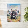 thumbnail image 2 of Welcome Spring Fairy French Bulldog in Flower Meadow Vertical Matte Canvas Poster Dog Lover Gifts Wall Art Home Decor - 13002, 2 of 5