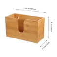 thumbnail image 3 of Wall Mounted Paper Towel Holder Bathroom Kitchen Wood Paper Towel Dispenser, 3 of 5