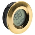 thumbnail image 1 of OULII 1Set Humidity Monitor Hygrometer Thermometer Golden Color for Reptile Terrarium, 1 of 8
