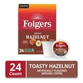 thumbnail image 3 of Folgers Toasty Hazelnut Artificially Flavored Coffee, Keurig K Cups, 24 Count Box, 3 of 13
