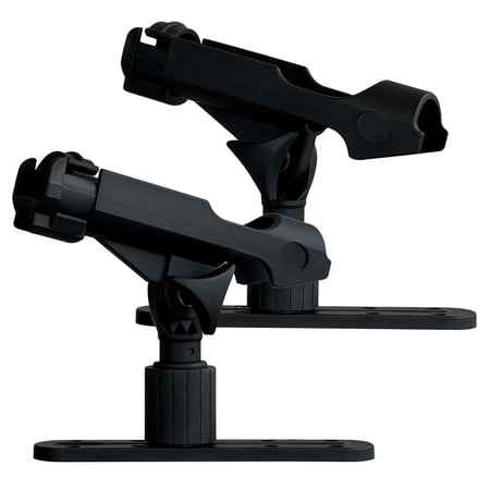 2Pack Rod Holder with Rail Universal Track Mount Boat Fishing Accessory