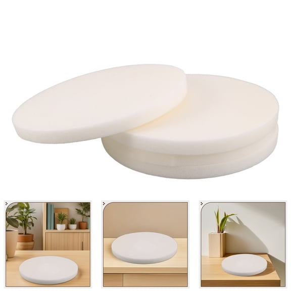 HONMEET 4-Pack High Density Foam Cushion Inserts for Dining Chairs, Office Seats, Sofa Pillows, Comfortable Chair Pad Filler