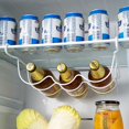 thumbnail image 2 of JM Estantes de cocina para refrigerador, latas, portabotellas de cerveza, estantes de hierro forjado, estantes de almacenamiento, estantes de almacenamiento para refrigerador JM, 2 of 5
