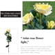 thumbnail image 4 of Lámpara de rosas con energía solar, jardín, patio, patio, luz solar de inducción de flores que brilla intensamente, amarillo Eigraketly HA002365-03, 4 of 7