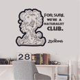 thumbnail image 2 of A Naturalist Club Quote Zootopia Cartoon Quotes Wall Sticker Art Decal for Girls Boys Room Bedroom Nursery Kindergarten House Fun Home Decors Stickers Wall Art Vinyl Decoration Size (27x30 inch), 2 of 3