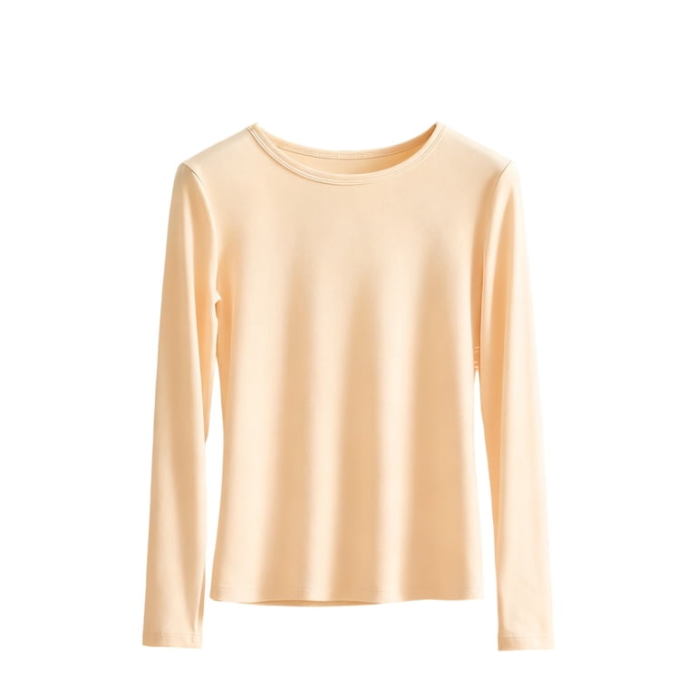 Women's Fall & Winter Slim-Fit Inner Top - Warm Cotton Long Sleeve