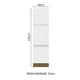 thumbnail image 2 of Mueble de Cocina Organizador Madesa Glamy 60 cm 3 Puertas Marrón/Blanco, 2 of 5