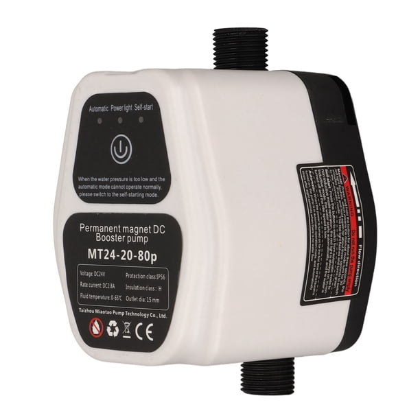 Bomba Elevadora De Presión De Agua Automática, Bomba De CC Inteligente De 80 W Con Encendido Automático Y Modo De Baja Presión, Para Ducha, Cocina, Jardín,