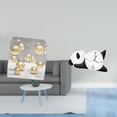 thumbnail image 2 of Adorno de pared con forma de bola acrílica transparente con forma de panda, ideal para decorar paredes o . Diseño moderno y versátil, perfecto pa, 2 of 8