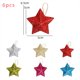 thumbnail image 3 of 2024 Adornos navideños de plástico Adornos de estrellas con purpurina dorada Adornos colgantes para árbol de Navidad Árbol de Navidad, 3 of 5