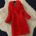thumbnail image 3 of Aayomet Warm Winter Coats For Women Women's Winter Coats Hooded Puffer Jackets Lined Parka with Fur Trim,Red XXL, 3 of 4