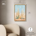 thumbnail image 5 of Cactus Canvas Modern Landscape by Art Remedy, Gold Frame, 16 x 24, 5 of 7