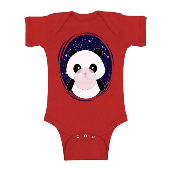 Newborn Shirts - NB 6M 12M 18M 24M - Panda Romper
