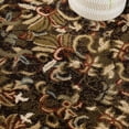 thumbnail image 4 of Superior Heritage Oriental Floral Indoor Area Rug, 4' x 6', Mocha, 4 of 7