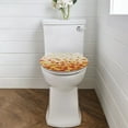 thumbnail image 2 of ZIATUBLE Thanksgiving Maple Toilet Lid Dust Cover Happy Fall with Stretch Edges Toilet Lid Covers for Bathroom Decoraction Washroom Toilet Bowl Dust Cover Fits Most Size Toilet Lids, 2 of 6