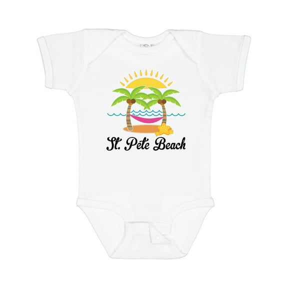 Inktastic St. Pete Beach Florida Vacation Girls Baby Bodysuit