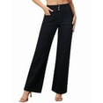 thumbnail image 3 of roswear Wide Leg Jeans Woman High Waist Stretchy, 29.92" Inseam, Size 4-16, 3 of 6