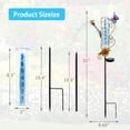 thumbnail image 2 of Outdoor Rain Gauge,Watering Can & Sunflower Solar Rain Gauge,LED String Lights, Metal Garden Stake for Patio, Lawn & Outdoor Decor, 2 of 6