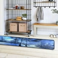 thumbnail image 4 of SKYSONIC 2X6 Feet Winter Snow Forest Runner Rug with Rubber Backing, Snowy Non Slip Entryway Rug Runner Washable Soft Area Rug Carpet for Hallway Bedroom Kitchen Decor, 4 of 6