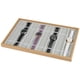 thumbnail image 3 of Estuche de exhibición de relojes con compartimentos múltiples, regalos útiles, soporte portátil, caja de almacenamiento, organizador para pulseras 8 cuadrículas, 3 of 9