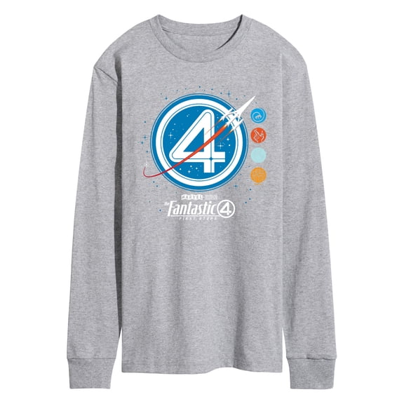 Fantastic Four - Space Logo - Men's Long Sleeve Graphic T-Shirt