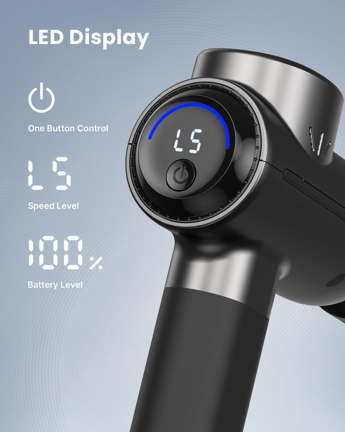RENPHO Massage Gun with Heat and Cold, Gifts for Women Men Mom Dad, Portable Muscle Deep Tissue Handheld Massager for Back and Neck