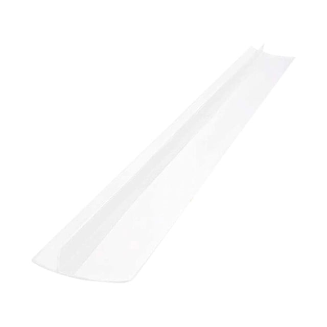 Billuyoard Protector de estufa de cocina resistente a tiras selladas con grietas de silicona para estufa Herramientas y accesorios para hornear Blanco 2 uds 25 pulgadas