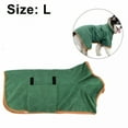 thumbnail image 4 of HIBIBUD 2026 New Dog Drying Coat Bathrobe Towel, Microfibre Material Fast Drying Super Absorbent Dog Bath Robe for Bath, Shower, Grooming, Beach, Pool, Indoor Drying, 4 of 7