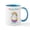 White/Blue Inside, variant on CafePress - Happy Easter Mug - 11 oz Ceramic Mug - Novelty Coffee Tea Cup