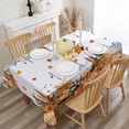 thumbnail image 4 of Fall Tablecloth 60x102 Inches Rectangle - Fall Decorations for Home - Fall Mountain Truck Table Cloth Pumpkins Fall Decor for Home, Table, Party, Kitchen, 4 of 6
