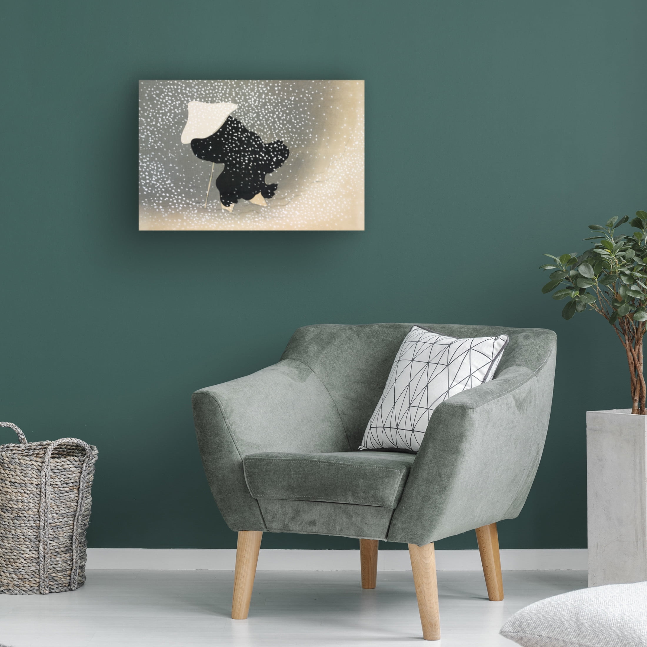 Trademark Fine Art Pictufy Snow from Momoyogusa Canvas Wall Art