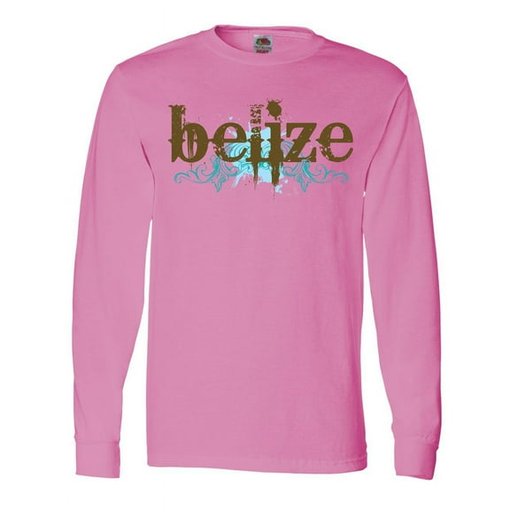 Inktastic Belize Country Grunge Shirts Long Sleeve T-Shirt