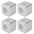 thumbnail image 1 of Uds bloque de conexión de ángulo recto perfiles de aluminio conector de ajuste suministros industriales estándar europeo 40 2 vías, 1 of 8