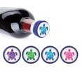 thumbnail image 1 of WIRESTER 4pcs Set Turtles Ceramic Cork Wine Bottle Stopper Wine Corks Crafts, 1 of 7