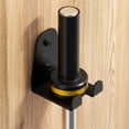 thumbnail image 2 of Colgador de pesas JNIHEEP, estante de pared olímpico individual, plateado, 2 of 6